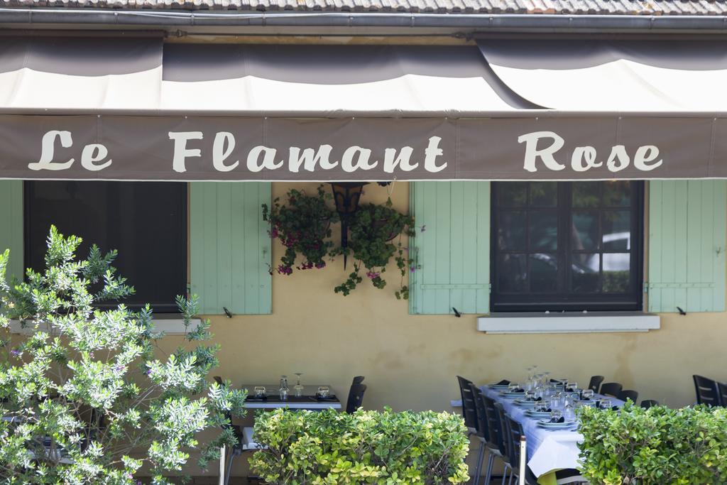 Logis Hotel Restaurant Le Flamant Rose Camargue Albaron Bagian luar foto