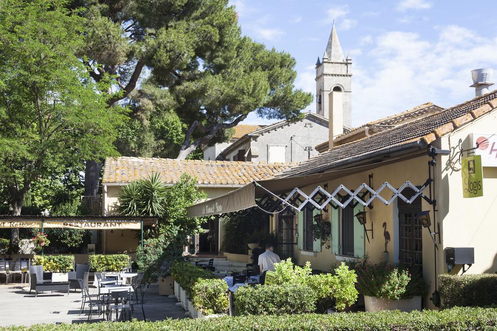 Logis Hotel Restaurant Le Flamant Rose Camargue Albaron Bagian luar foto
